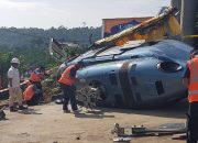 KNKT Olah TKP Heli Jatuh di Morowali