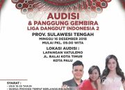 Besok Audisi Liga Dangdut Indonesia di Palu, Target Rekor Muri