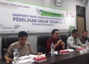 KPU Kenalkan Model Kampanye Iklan dan Rapat Umum di Donggala