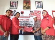 Hasanuddin Atjo Ambil Formulir Cagub Sulteng di PDIP