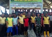 TNI dan Masyarakat Gotong Royong Bangun Masjid di Toili