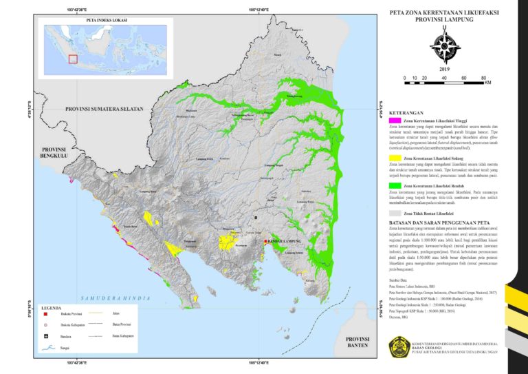 ATLAS ZONA KERENTANAN LIKUEFAKSI INDONESIA EDISI PERTAMA 2019-22