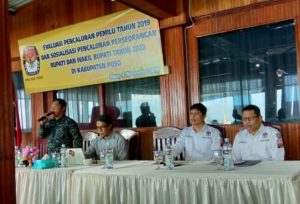 Jelang Pilkada 2020, KPU Poso Sosialisasikan Pencalonan Perseorangan Bupati dan Wakil Bupati