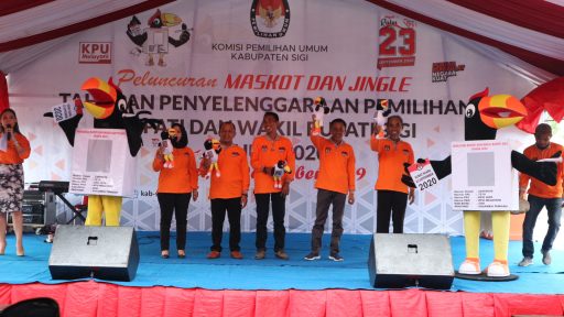 KPU Sigi Luncurkan Maskot “Kido” dan Jingle Pilkada 2020