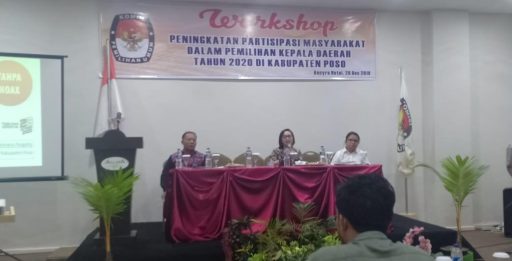 Tingkatkan Partisipasi Pemilih di Pilkada 2020, KPU Poso Laksanakan Workhsop