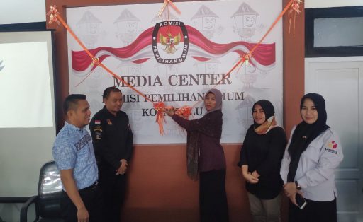 Untuk Kemudahan Informasi Pilkada, KPU Palu Launching Media Center dan Website