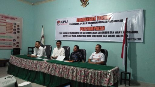 KPU Poso Gelar Bimtek Penggunaan Silon dan Sosialisasikan PKPU No 18