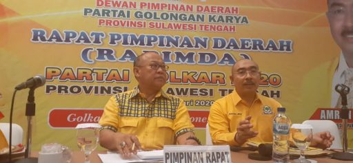 Golkar Godok Nama-Nama Bakal Calon Pilkada Serentak di Sulteng