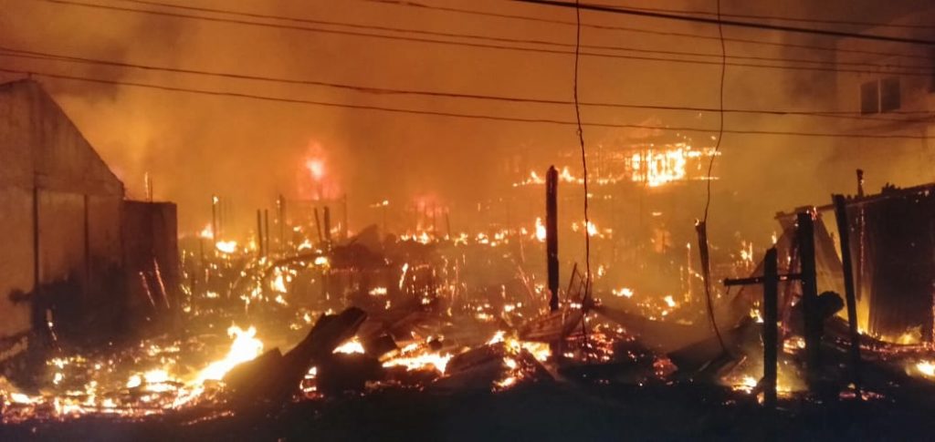 Kebakaran Hanguskan 385 Rumah di Tolitoli