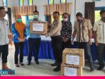 Pencegahan Wabah Covid-19, PT. Transon Group Bantu Masker di Bungku Selatan