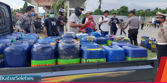 Polres Morowali Tertibkan Pengecer BBM, Mobil Berisi Puluhan Jerigen Diamankan