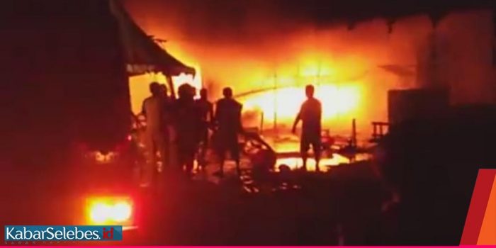 Jelang Sahur, Pasar Tradisional Poso Terbakar