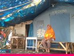 20 Tenda Penyintas Kompleks Masjid Agung Bocor Akibat Kebakaran Kubah Masjid