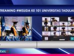 Wisuda 101, Pertama Kali dalam Sejarah UNTAD Palu Gelar Wisuda Secara Online