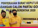 Darmin Sigilipu Genggam SK Pasangan Calon Partai Golkar