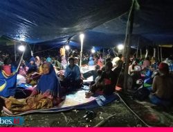 Takut Gempa Susulan, Ratusan Warga Desa Labuan Touna Kembali Mengungsi