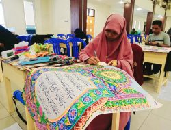 Indahnya Seni Kaligrafi Alqur’an MTQ XXIX Sulawesi Tengah di Luwuk 2022