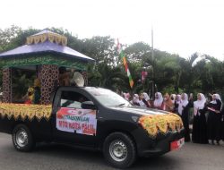 Jelang Pembukaan MTQ XXIX, Ratusan Kafilah Se Provinsi Sulawesi Tengah Ikuti Pawai Ta’aruf