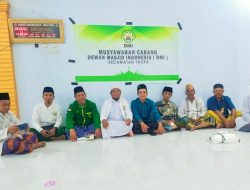 Abdul Rauf Serang Buka Musyawarah Cabang DMI Kecamatan Taopa