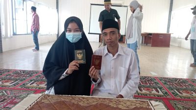 Sudah Saling Cinta, Seorang Tahanan Terpaksa Menikah di Rutan Palu