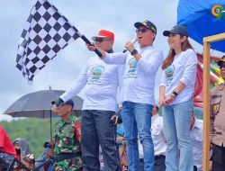 Bupati Delis Buka Lomba Perahu Katinting dalam rangka HUT Kabupaten Morowali Utara