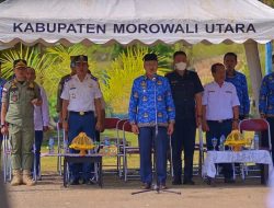 Wabup Djira Pimpin Upacara Hari Perhubungan Nasional tingkat Morut