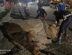 Tumpuk Material Di Bahu Jalan, Kepala SDN 1 LoLu Utara Didenda Rp500 Ribu