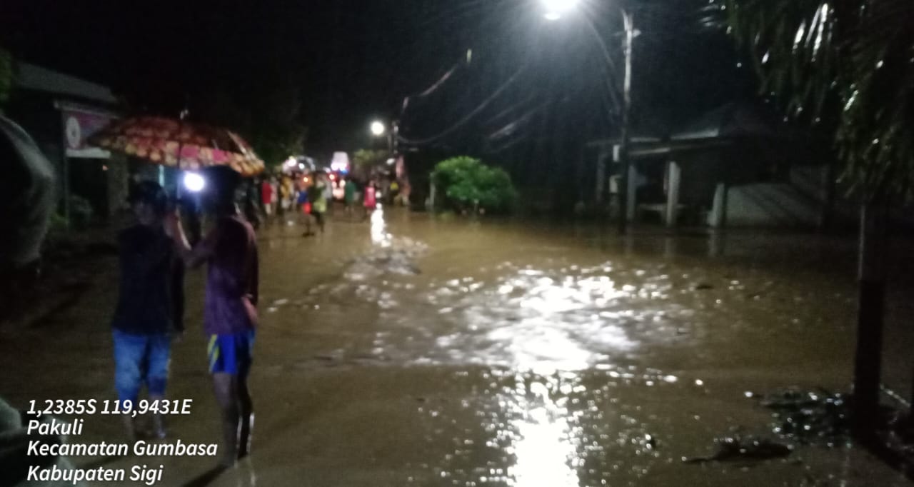 Hujan Intensitas Tinggi Sulawesi Tengah Dikepung Banjir