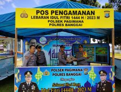 Kapolres Banggai Cek Kesiapan Pos Pelayanan Pelabuhan Pagimana