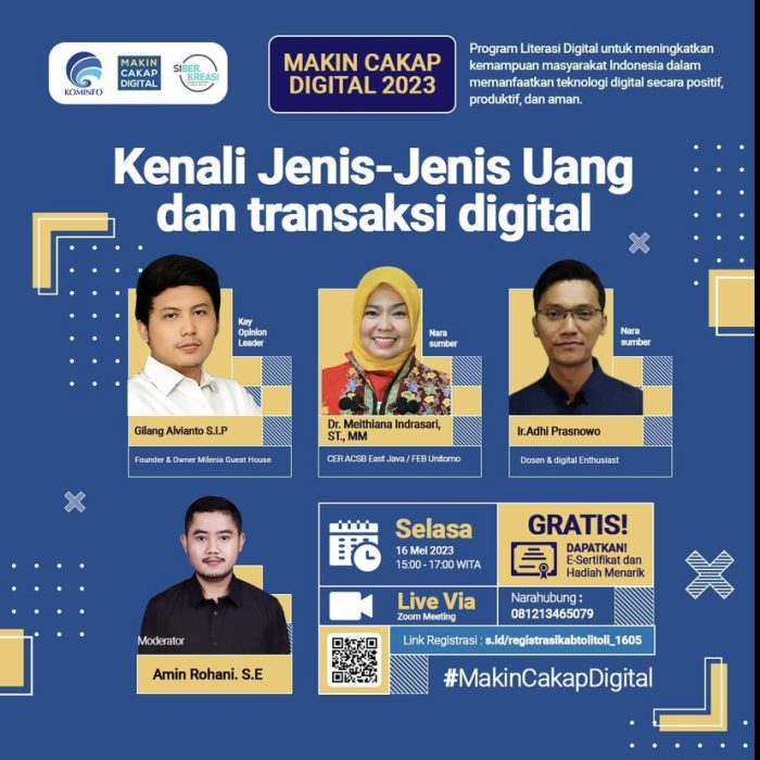 Kominfo Ajak Masyarakat Sulteng Ketahui Uang dan Jenis-jenis Transaksi Digital