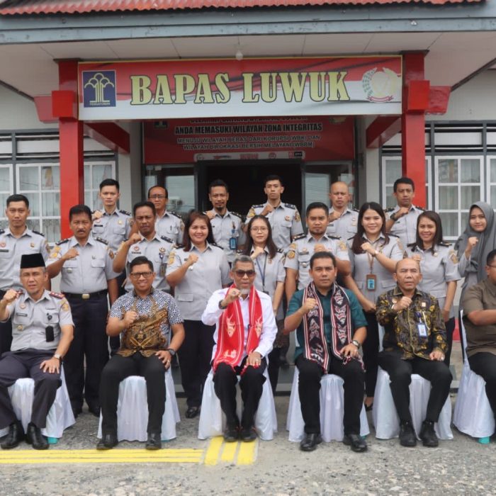 Irjen Kemenkuham Akhiri kunjungan di Banggai dengan menyambangi Bapas Luwuk