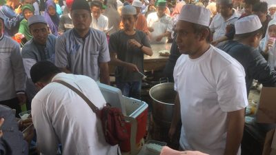 Kelompok Dapur Umum Langit Guru Tua, hadir layani ribuan jamaah di Haul Guru Tua ke-55