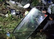 Ditlantas Polda Sulteng pastikan Kecelakaan Minibus di Kebun Kopi Toboli karena Rem Blong