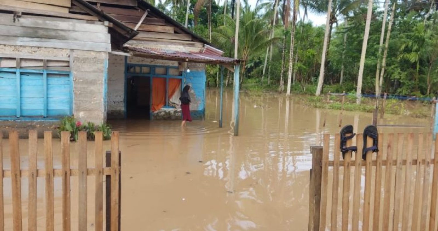 Banjir Landa Empat Kecamatan di Kabupaten Buol, BPBD Sulteng Bergerak Cepat