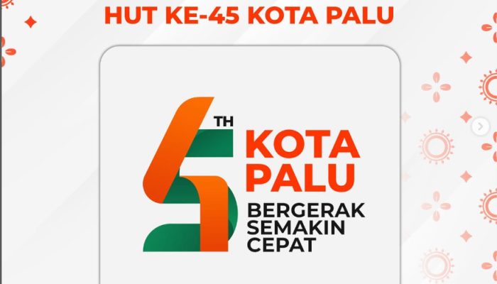 Logo HUT ke-45 Kota Palu resmi dirilis, begini maknanya