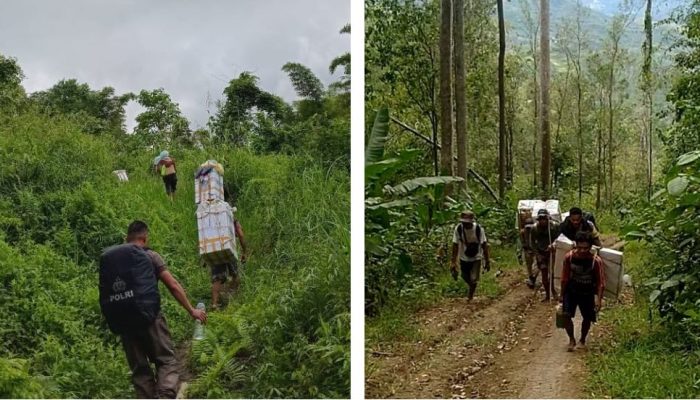 Kisah Heroik Para Pengawal Demokrasi di Sulawesi Tengah, Berjalan Kaki Berhari-hari Demi Suksesnya Pemilu