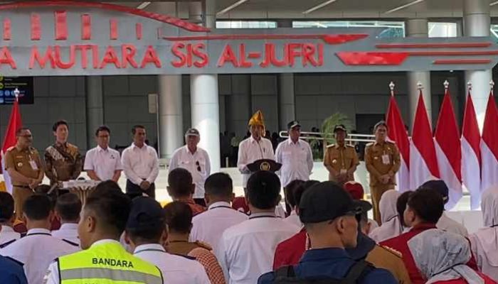 Presiden Jokowi Resmikan Bandara Mutiara SIS Al-Jufri dan Rumah Sakit Anutapura Palu