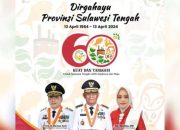 Selamat Ulang Tahun ke-60 Provinsi Sulawesi Tengah, Ini Twibon menarik dari Dinas Kominfo Santik Sulteng