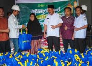 PT IMIP Salurkan 750 Paket Sembako untuk Kaum Dhuafa di Bahodopi Morowali