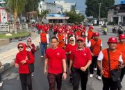 Ribuan Alumni Fakultas Hukum Untad Ramaikan Jalan Santai di Taman GOR Palu