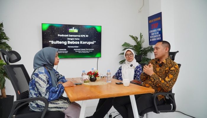 KPK Gandeng Diskominfo Santik Sulteng dalam Kampanye Antikorupsi Melalui Podcast “Sulteng Bebas Korupsi”