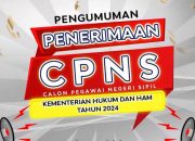 Kemenkumham RI Resmi Buka Pendaftaran CPNS 2024: Peluang Emas bagi Putra-Putri Terbaik Bangsa