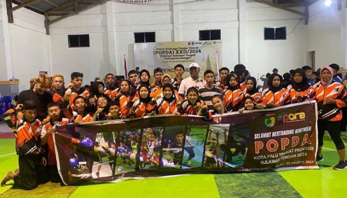 Kontingen Pencak Silat Kota Palu Raih Juara Umum di Popda Sulteng 2024