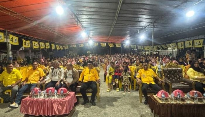 Partai Golkar All Out Kampanye BerAmal di Pagimana, Amran Bakir Nai : Golkar Solid Menangkan Ahmad Ali-Abdul Karim Aljufri