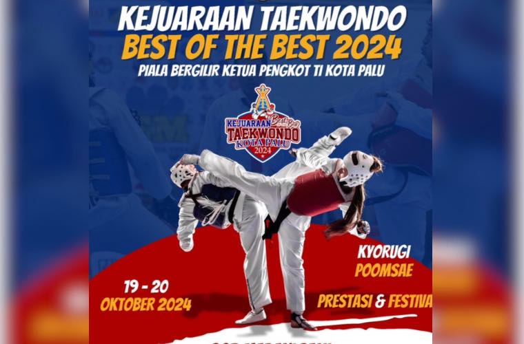 rtp slot tertinggi hari ini Kejuaraan Taekwondo Kota Palu "Best of the Best" Siap Digelar Oktober Ini