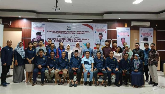 FKUB Sulteng Kukuhkan Pengurus Pelopor Kerukunan Dunia Maya 2024-2026