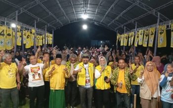 Kampanye di Desa Walatana, Partai Golkar  Yakin Menangkan Ahmad Ali-Abdul Karim di Sigi