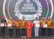 4 Kabupaten Raih Penganugerahan Komisi Informasi Suteng Award 2024, Gubernur Rusdy Mastura Apresiasi Keterbukaan Informasi