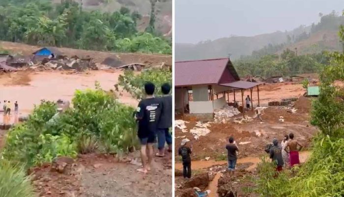 Video : Banjir Bandang Terjang Camp Tambang CV. SAP di Desa Towi, Satu Korban Meninggal