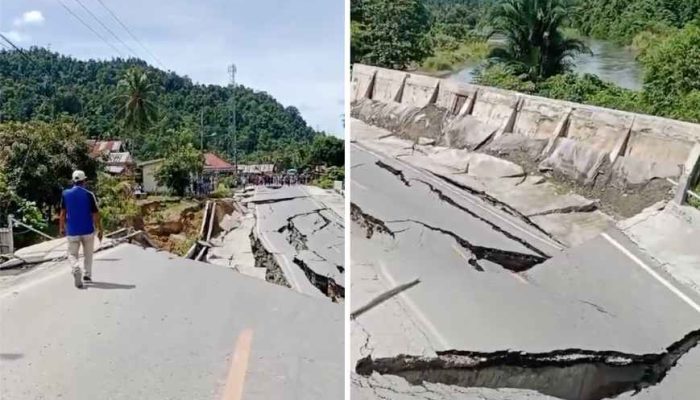 Longsor di Watuawu, Jalan Trans Sulawesi Poso-Tentena Terputus Total